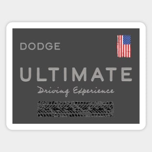 DODGE OWNERS AMERICAN CAR - FRONT & BACK DESIGN Magnet